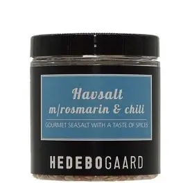 Salt, Havsalt m/rosmarin & chili 180g - LUKSUS SERIE